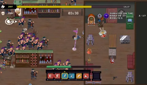 Karate Survivor: voadoras, mop assassino e repetição