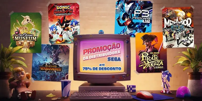 SEGA Publisher Sale no Steam traz até 70% de desconto