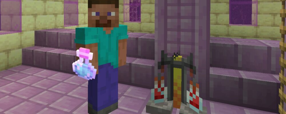 Como fazer e usar um Suporte de Poções no Minecraft