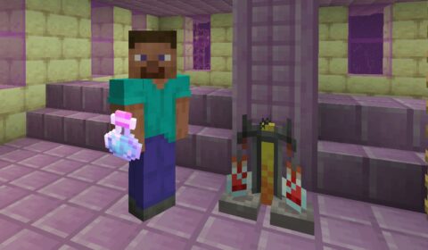 Como fazer e usar um Suporte de Poções no Minecraft