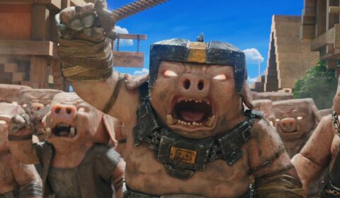 Por que os Piglins dropam carne quando morrem no filme de Minecraft?