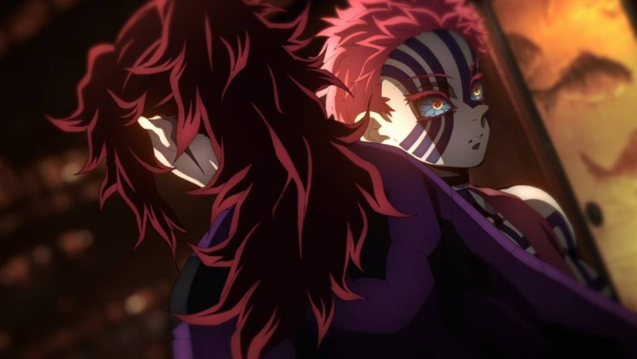 Demon Slayer Castelo Infinito - A luta mais brutal supera Rengoku contra Akaza