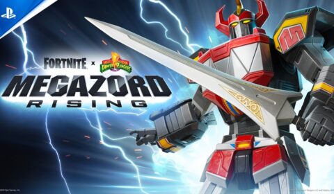 O Megazord chegou com tudo no Fortnite e você já pode pilotá-lo!