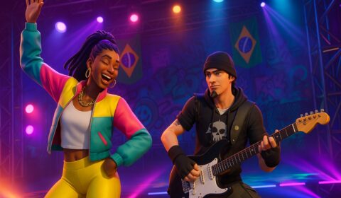 “Cheguei” Fortnite adiciona hits de Ludmilla e Charlie Brown Jr. ao jogo