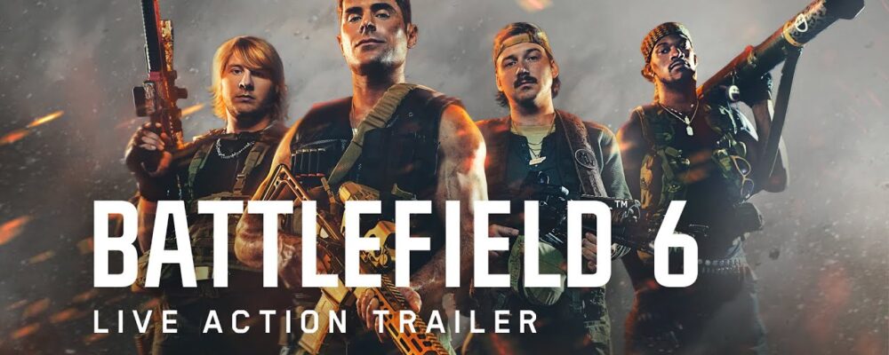 Battlefield 6 recebe trailer explosivo com Zac Efron, Jimmy Butler e mais