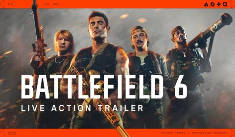 Battlefield 6 recebe trailer explosivo com Zac Efron, Jimmy Butler e mais