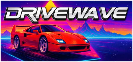 DriveWave mistura digitação e corrida em neon retrô no PC
