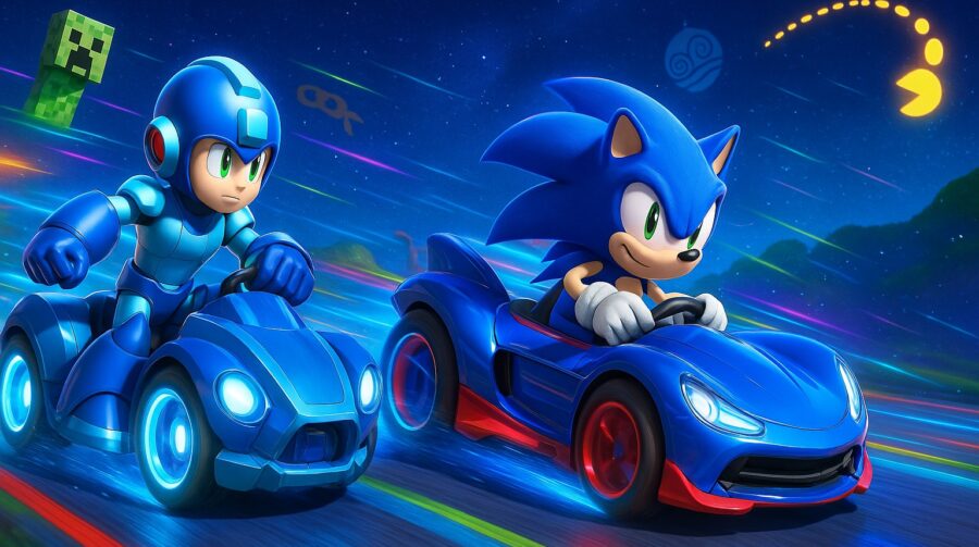Mega Man está a caminho de Sonic Racing: CrossWorlds