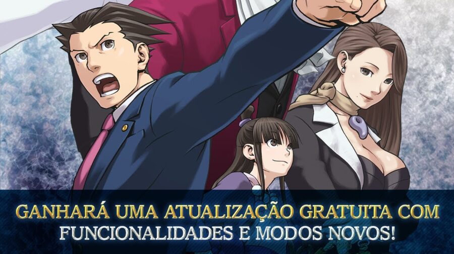 Protesto! Phoenix Wright: Ace Attorney Trilogy terá português do Brasil em atualização gratuita