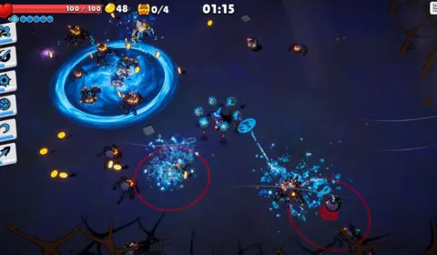 Wandness WandCraft Survivor é magia caótica em roguelike