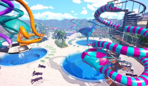 Waterpark Simulator transforma gestão em comédia de ragdoll