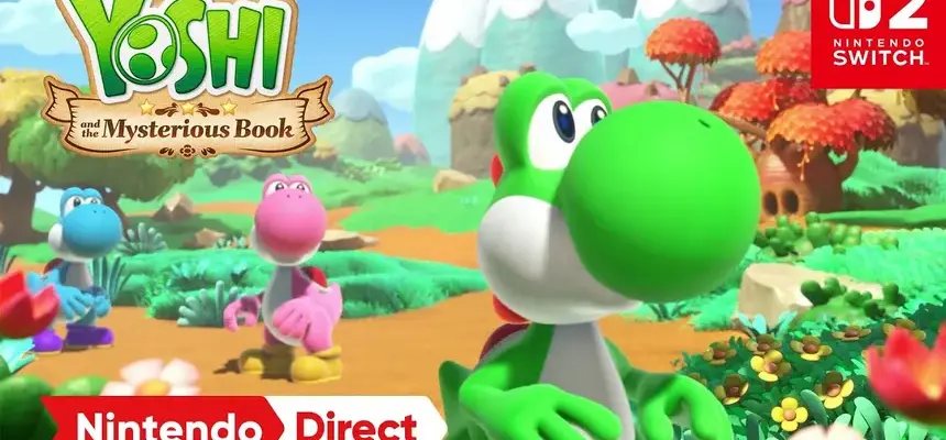Yoshi and the Mysterious Book chega ao Switch 2 em 2026
