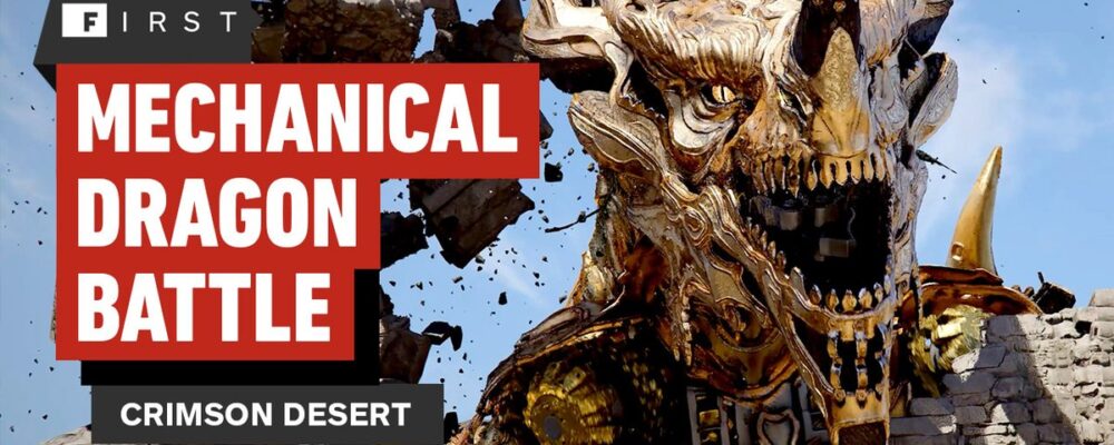 Novo vídeo de gameplay de Crimson Desert mostra batalha contra dragão mecânico Golden Star – PSX Brasil