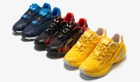 Puma lançará tênis e roupas de Sonic Racing: CrossWorld