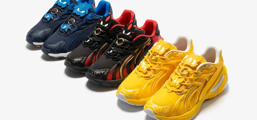 Puma lançará tênis e roupas de Sonic Racing: CrossWorld