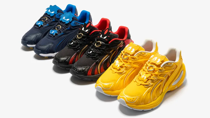 Puma lançará lindos tênis e roupas de Sonic Racing: CrossWorld