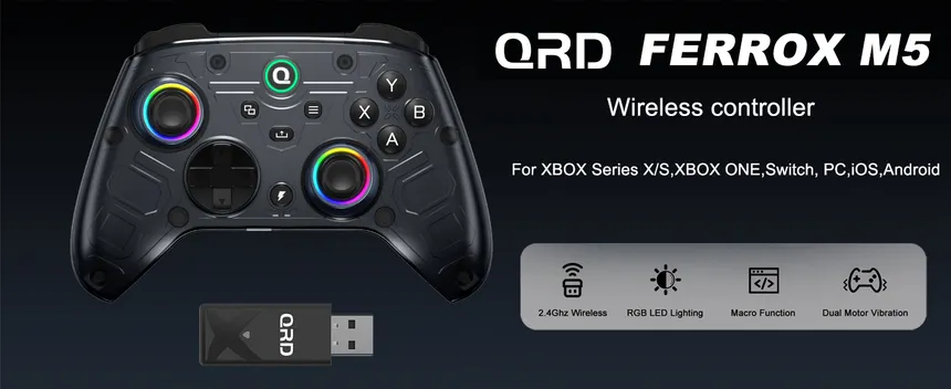 QRD Ferrox M5: o controle RGB que domina várias plataformas