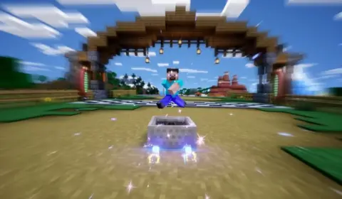 Sonic Racing: CrossWorlds recebe DLC de Minecraft | GameHall