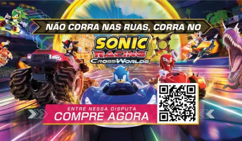 Sonic ensina: “Não corra nas ruas, corra no Sonic Racing”