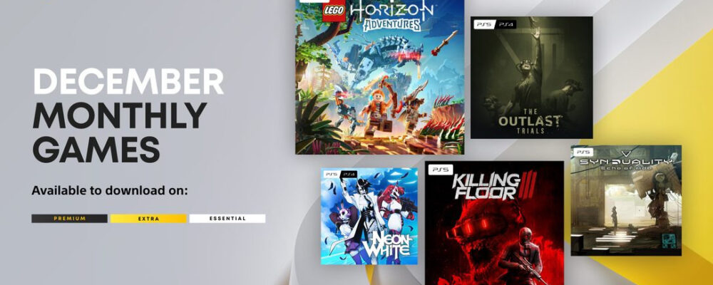 Jogos de dezembro da PS Plus incluem LEGO Horizon, Killing Floor 3 e mais