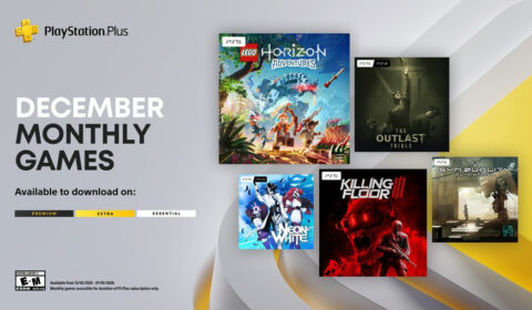 Jogos de dezembro da PS Plus incluem LEGO Horizon, Killing Floor 3 e mais