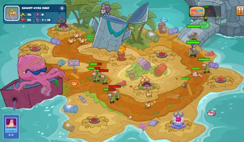 Crabby Fishes: Quando crustáceos declaram guerra (e fofura)