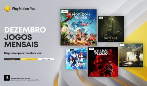PS Plus Essential Dezembro de 2025: anúncio oficial dos jogos