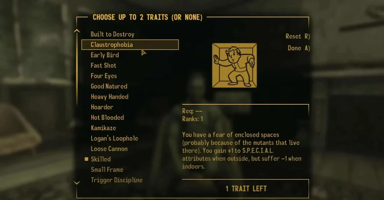 Os melhores traits para escolher em Fallout: New Vegas