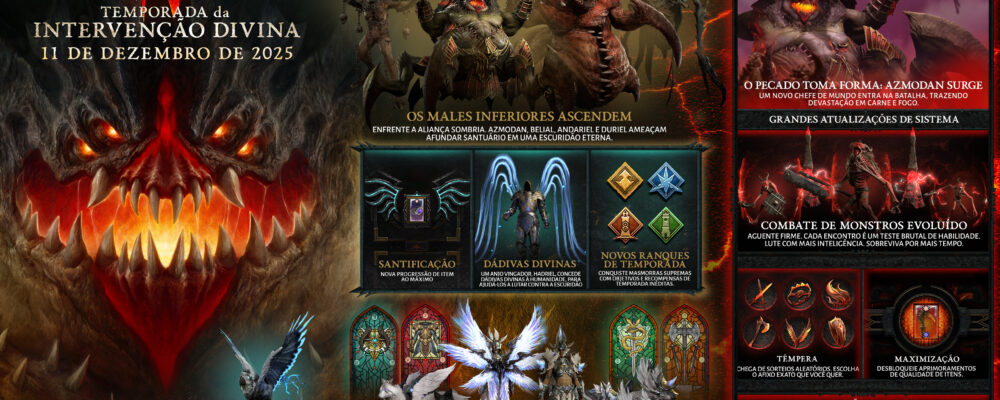 Diablo IV recebe Temporada da Intervenção Divina em 12 de dezembro