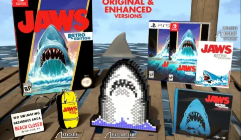 Jaws Retro Edition leva clássico do NES ao PS5 e Switch