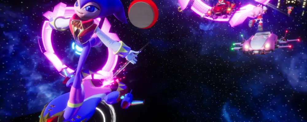 NiGHTS chega grátis a Sonic Racing: CrossWorlds em dezembro