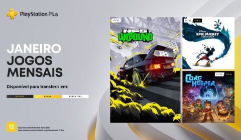 PS Plus Essential Janeiro de 2026: anúncio oficial dos jogos