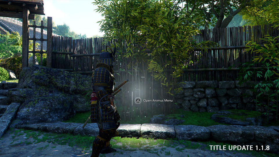 [ACS] Atualização do título AC Shadows 1.1.8 - Notas de lançamento - ACSH_Hideout Animus Access_Tagged_960x540