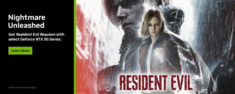NVIDIA oferece Resident Evil Requiem de graça para quem adquirir uma GeForce RTX Série 50