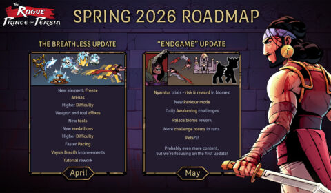 Roteiro de The Rogue Prince of Persia para o início de 2026 é divulgado