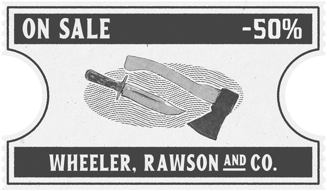 Armas Brancas. 50% de desconto