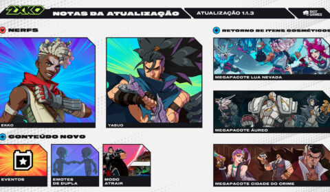 2XKO recebe atualização de versão 1.1.3; patch notes