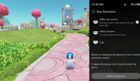 PlayStation Portal atualização de software do sistema com modo de alta qualidade 1080p e mais
