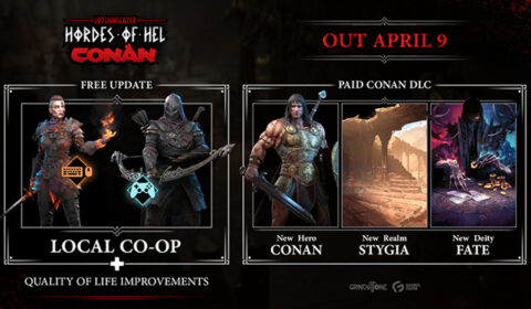 Jotunnslayer: Hordes of Hel recebe DLC de Conan the Barbarian e cooperativo local em 9 de abril