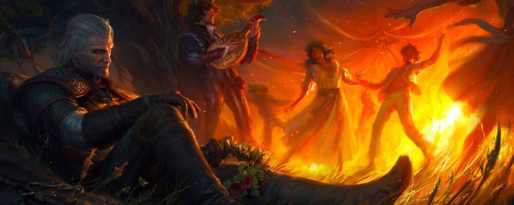 The Witcher 3: Arte secreta revelou espada da nova expansão antes…