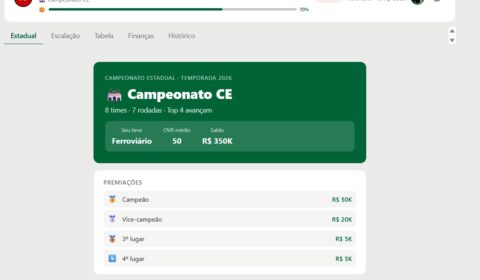 Browserfoot recebe atualização com estaduais, pênaltis e reformulação econômica