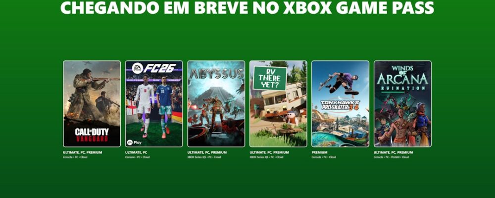 Chegando ao catálogo do Xbox Game Pass — Junho e Julho 2026 – Xbox Power