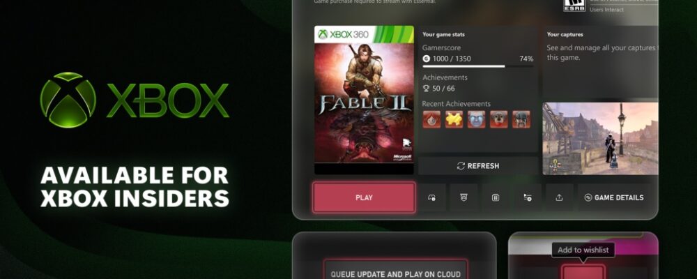 Novidades para Xbox Insiders: Gamertags maiores, hubs retrô e menos espera – Xbox Power