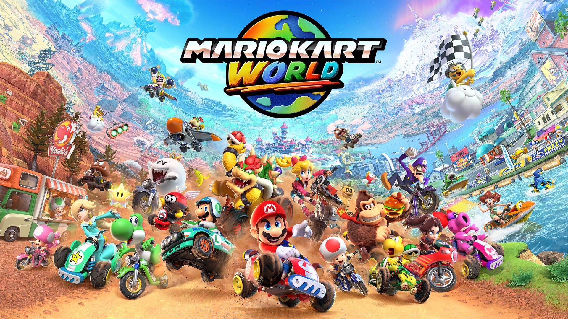 Mario Kart World no pacote Nintendo Switch 2 Escolha Seu Jogo
