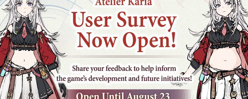 Enquete oficial de Atelier Karia questiona se heroína pode ficar “cheinha” ao comer muito – PSX Brasil