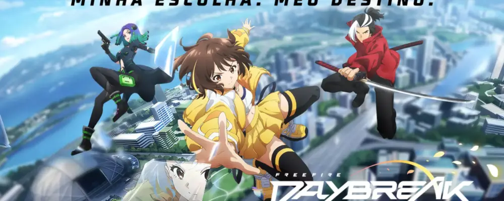 Anime de Free Fire se chama Daybreak e estreia em 2027