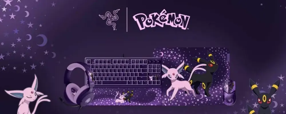 Razer anuncia coleção Espeon & Umbreon